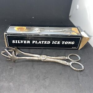 Silver Plated Ice Tong