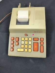 Vintage 1970 S Working Victor 100 Adding Machine Printing Calculator