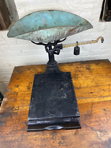 C 1900 Platform Scale Counter Top W Brass Pan Mercantile Country Store
