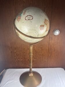 Vintage Replogle Globes Inc Le Roy M Tolerance World Globe Large 38 Inch