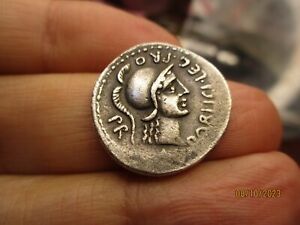 Pompey Betica Silver Denarius From Ancient Jewelry