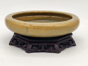 Apple Green Glaze Chinese Antique 19th Century Porcelain Brush Pot Incense