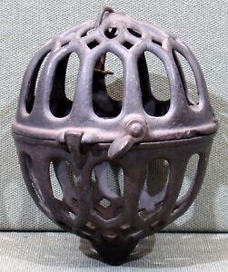 Antique Victorian Cast Iron 2 Piece Ball String Holder Free Shipping 