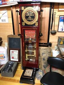 Antique Weight Nation Automatic Cabinet Scale Chime Penny Museum Quality