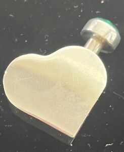 Antique Sterling Silver Heart Perfume Bottle