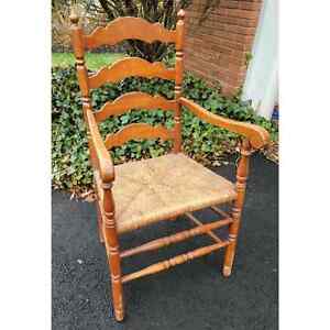 Antique Tell City Wood Arm Chair