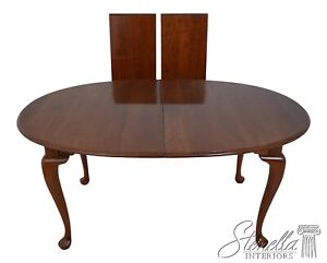 L61529ec Stickley Solid Cherry Oval Dining Room Table