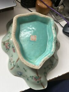 Chinese Antique Famille Rose Porcelain Bowl Qing Tongzhi Mark Washing Bowl