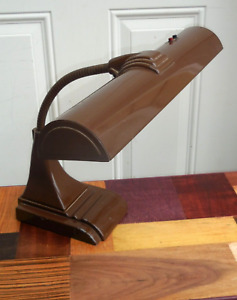 Art Deco Goose Neck Industrial Desk Lamp Cast Metal By Art Specialty Co 
