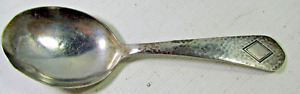 Wendell Sterling Silver Hammered Baby Spoon No Monogram