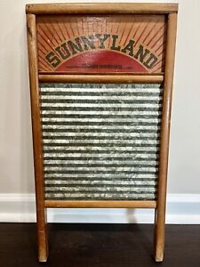 Vintage Sunnyland Washboard Columbus Ohio Co 2090