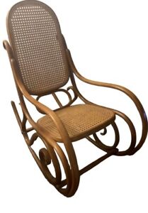 Vintage Mid Century Modern Bentwood Rocking Chair Rocker Thonet