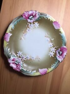Gardner Antique Russian Unique Porcelain Plate Stunning Collectible Wall Decor