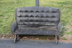 Antique Horse Drawn Sleigh Wagon Buggy Carriage Bench Seat