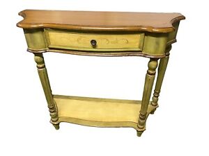 Zhongshan Furniture Wooded Console Table W Drawer Green