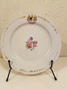 Antique Chinese Export Armorial Porcelain Plate