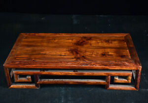 Old Myanmar Rosewood Tea Table With Shaped Legs And Coffee Table