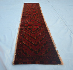 K88 Vintage Hand Knotted Turkoman Torba Tribal Multicolor Beautiful Rug Carpet