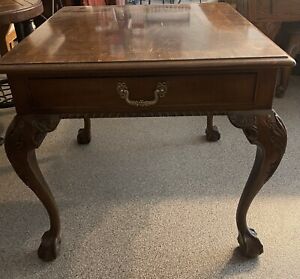 Great Quality Henredon Square Table 26x26 X25 Height Dfw Delivery Available