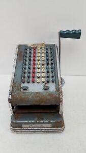 Vintage Paymaster Adding Machine Approx 9 X 10 X 9 5 