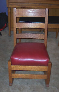 Quartersawn Oak Stickley Rocker Rocking Chair R100 