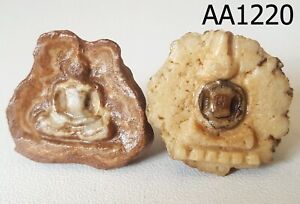 Sam Roi Yod Holy Relics Stone Sarira Somdej Sacred Energy Amulet Aa1220a