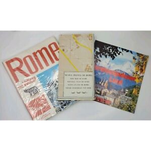 1960 70s Nuova Pianta Di Roma New Map Of Rome Berchtesgadener Land Rome Book