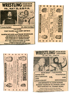 Wrestling Newspaper Clippings 8 Original W Wwf News Years Special Now 19 97