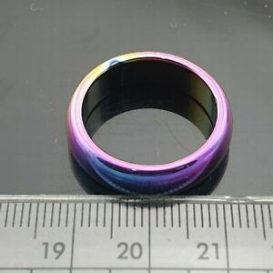 Size 8 Lp Somporn Rainbow Leklai Magnetic Thai Wealth Charm Pendant Amulet Ring