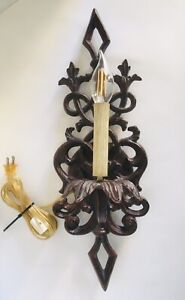 Cast Iron Electric Wall Sconce Light 22 