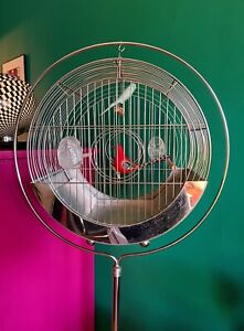 1930s Art Deco Hendryx Hatbox Birdcage Stand
