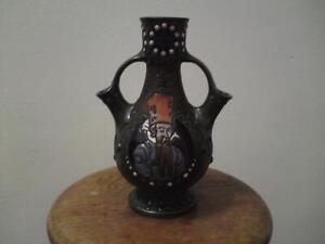 Jugendstil Art Nouveau Imperial Amphora Austria Turn Teplitz Pottery Tsar Vase