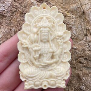 Old Chinese Handmade Carving Guanyin