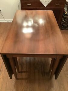 Excellent Willett Wildwood Cherry Drop Leaf 2 Leaf Dining Table