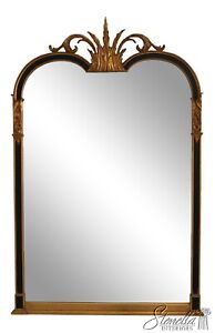 62839ec Carvers Guild Black Gold Regency Torchiere Mirror