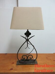 Fine Art Lamps Wrought Iron French Table Lamp Lighting A