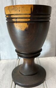 Antique Treenware Goblet Treenware Chalice Lignum Vitae Wood Goblet