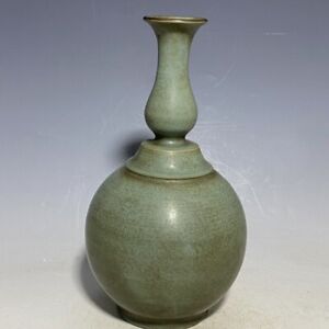 10 4 Old Antique Song Dynasty Guan Kiln Ru Porcelain Cyan Glaze Lce Crack Vase