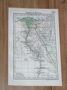 1938 Vintage Map Of Ancient Egypt Ancient Palestine Israel Holy Land