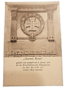 Iron Cross German Rich Old Ak Postcard 1916 1wk Wk1 1ww Ww1 Ek1