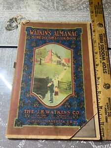 1922 Watkins Almanac And Home Doctor Cook Book Mail Order Winona Mn