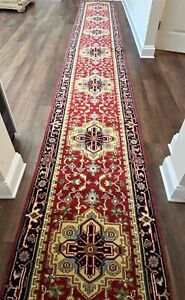 Top Quality New Colorful 20 Runner Handmade In India Geometric Design 3 X20 