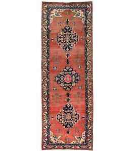 4x11 Muted Semi Antique Tribal Vintage Oriental Runner Rug Wool Carpet 3 6x10 8