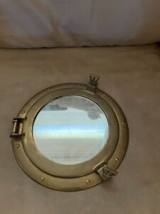 11 Brass Portal Open Close Latches Window With Mirror Vintage Decor Gift
