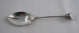 Gorham Sterling Silver Morning Glory Preserve Spoon Figural