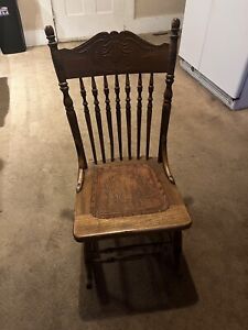 Antique Sewing Rocker Rocking Chair