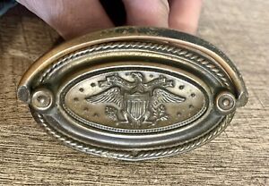 Vintage Bail Pull 1950 S American Eagle Brass
