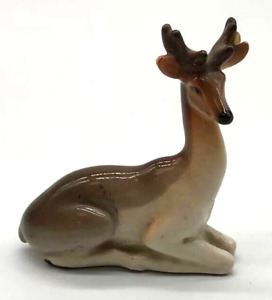 Beautiful Antique Used Old Porcelain Figurine Deer Lfz Size 6 6 5 1 Cm Gift