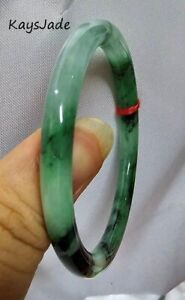 Kaysjade Green Jadeite Jade Bangle 50mm Fine Jewelry