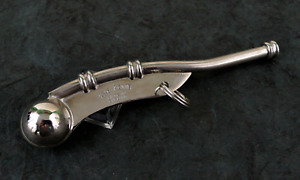 The Acme Boatswain Bosun Pipe Whistle Chrome Plated Brass Made In England 4 5 L